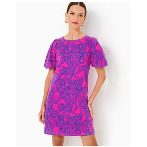Lilly Pulitzer passion fruit pink wild nights Rosen dress - size small